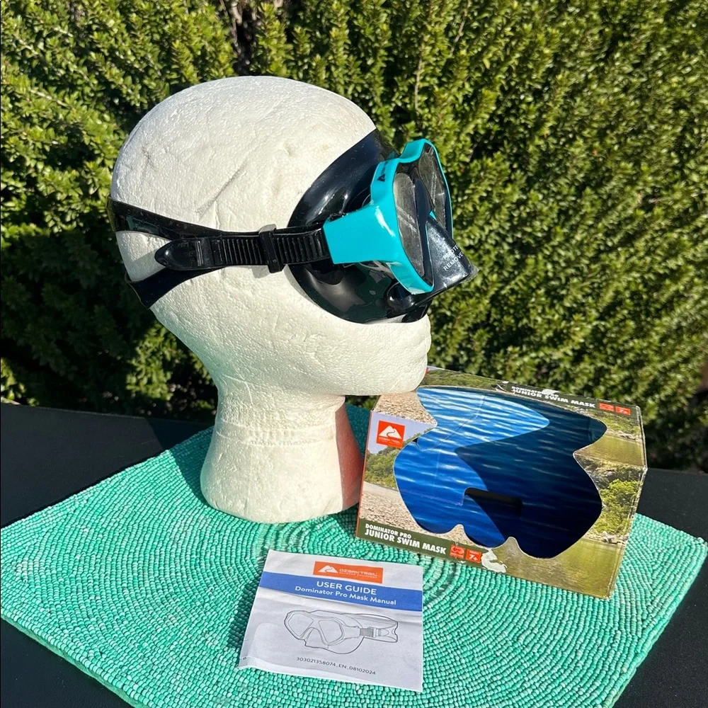 Ozark Trail Jr. Dominator ProYouth Mask teal/black-brand new-originally packaged